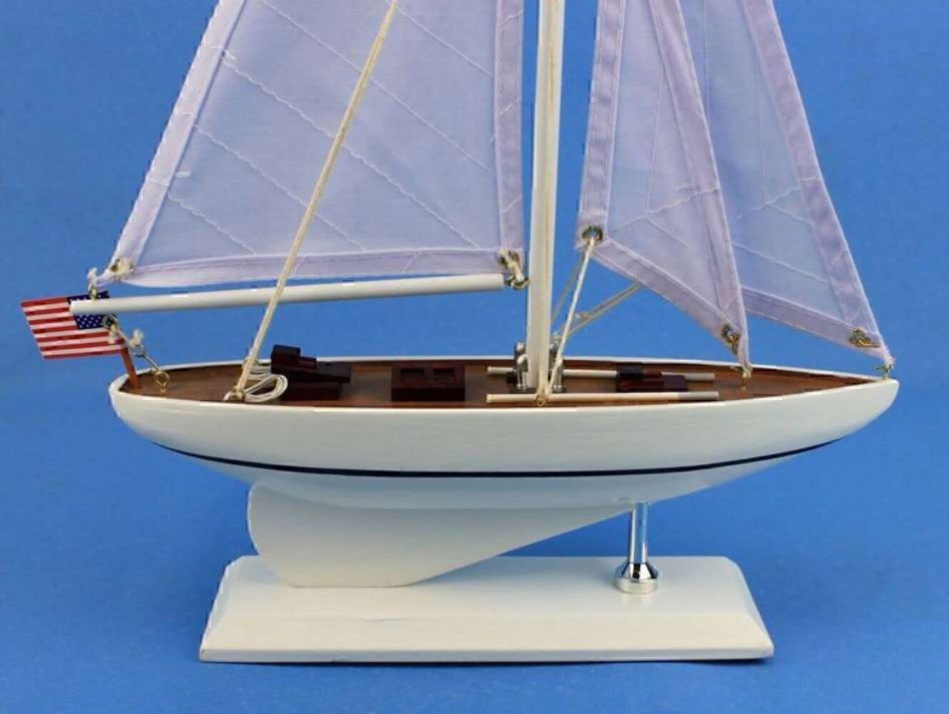 Hampton Nautical Intrepid Sailboat, 16"