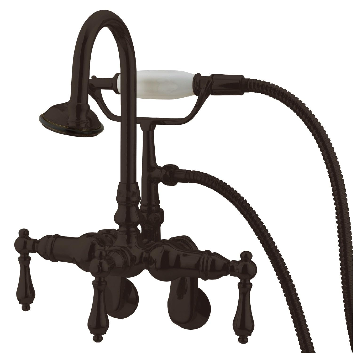 Wall Mount Clawfoot Tub Filler with Hand Shower