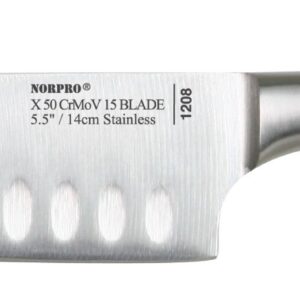 Norpro Stainless Steel Santoku Knife, 5.5-Inch