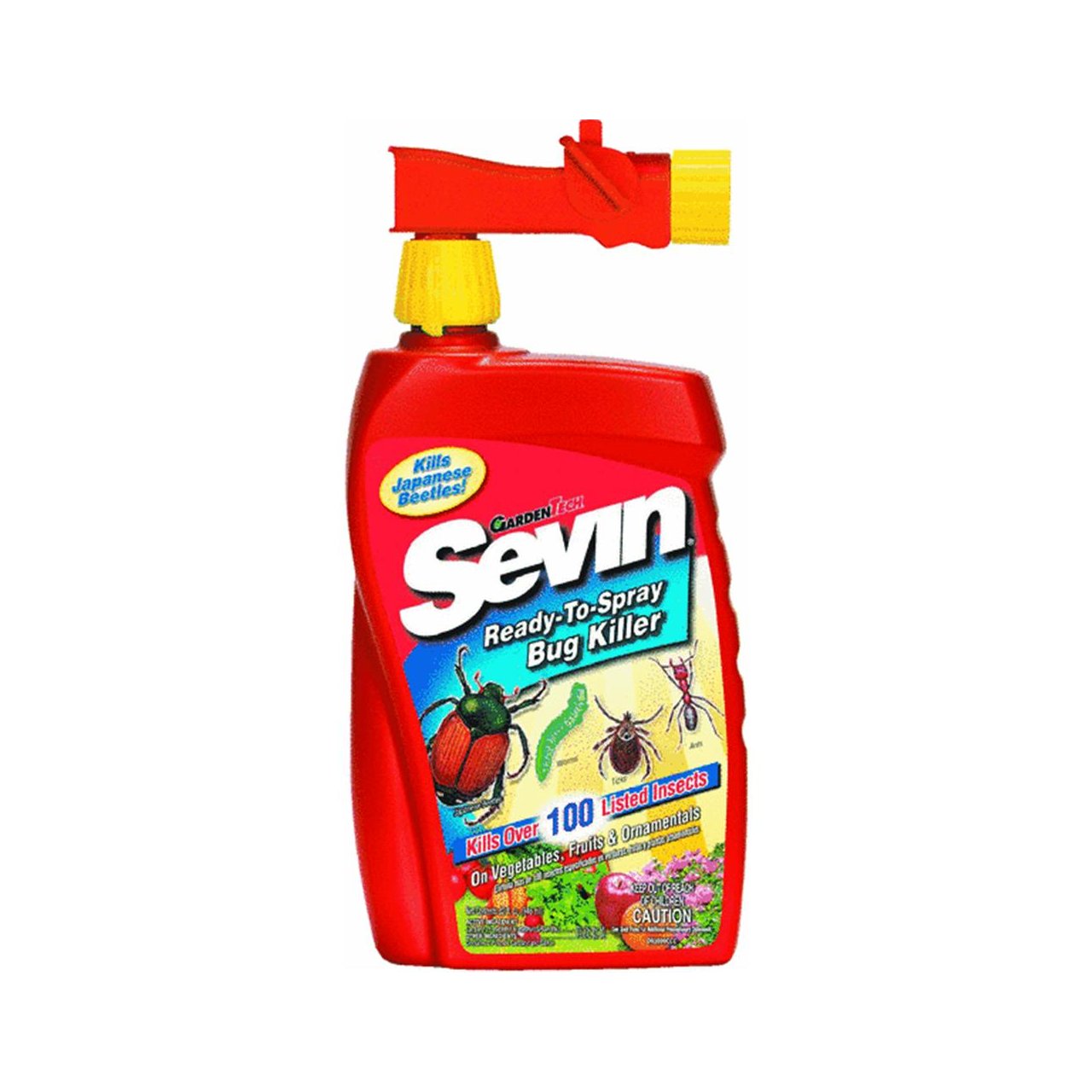 Sevin Bug Killer With Hose End Bottle Multiple Insects Rtu Carbaryl 32 Oz