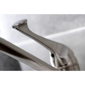 Kingston Brass KB572SNSP 8" Centerset Kitchen Faucet, Brushed Nickel