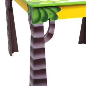 Fantasy Fields by Teamson Kids, 28" L x 28" W x 20.5" H, Dinosaur Kingdom Table