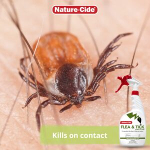 Nature-Cide Flea & Tick. All Natural Tick and Flea Spray for House and Pets to Keep Your Home Safe. Kills on Contact. No Strong Odor. 32 oz