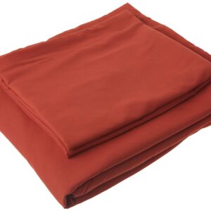 Elegant Comfort ® 1500 Thread Count - Wrinkle Resistant - Egyptian Quality 3pc Duvet Cover Set, Solid, King/Cal-King, Rust