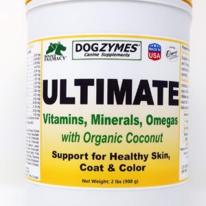 Dogzymes Ultimate Skin and Coat with Algal Oil and Organic Coconut (2 Pound)