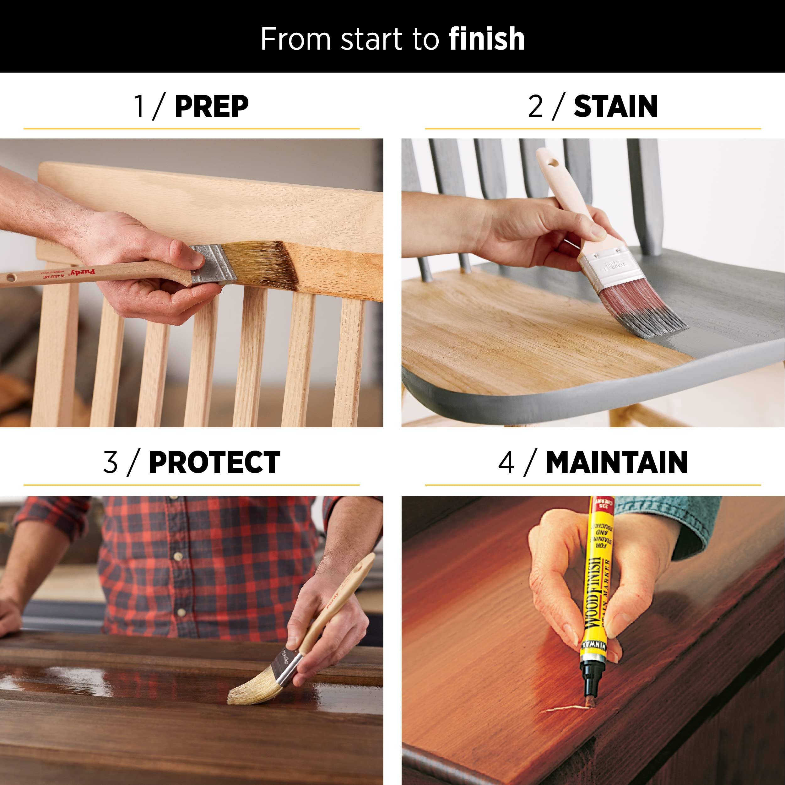 1 qt Minwax 61851 Clear Pre-Stain Water-Based Wood Conditioner