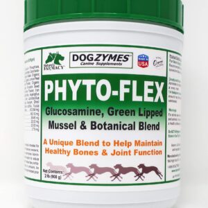 Dogzymes Phyto Flex - Glucosamine, Chondroitin, MSM and Hyaluronic Acid… (2 Pound)