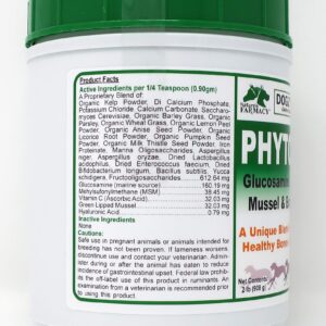 Dogzymes Phyto Flex - Glucosamine, Chondroitin, MSM and Hyaluronic Acid… (2 Pound)