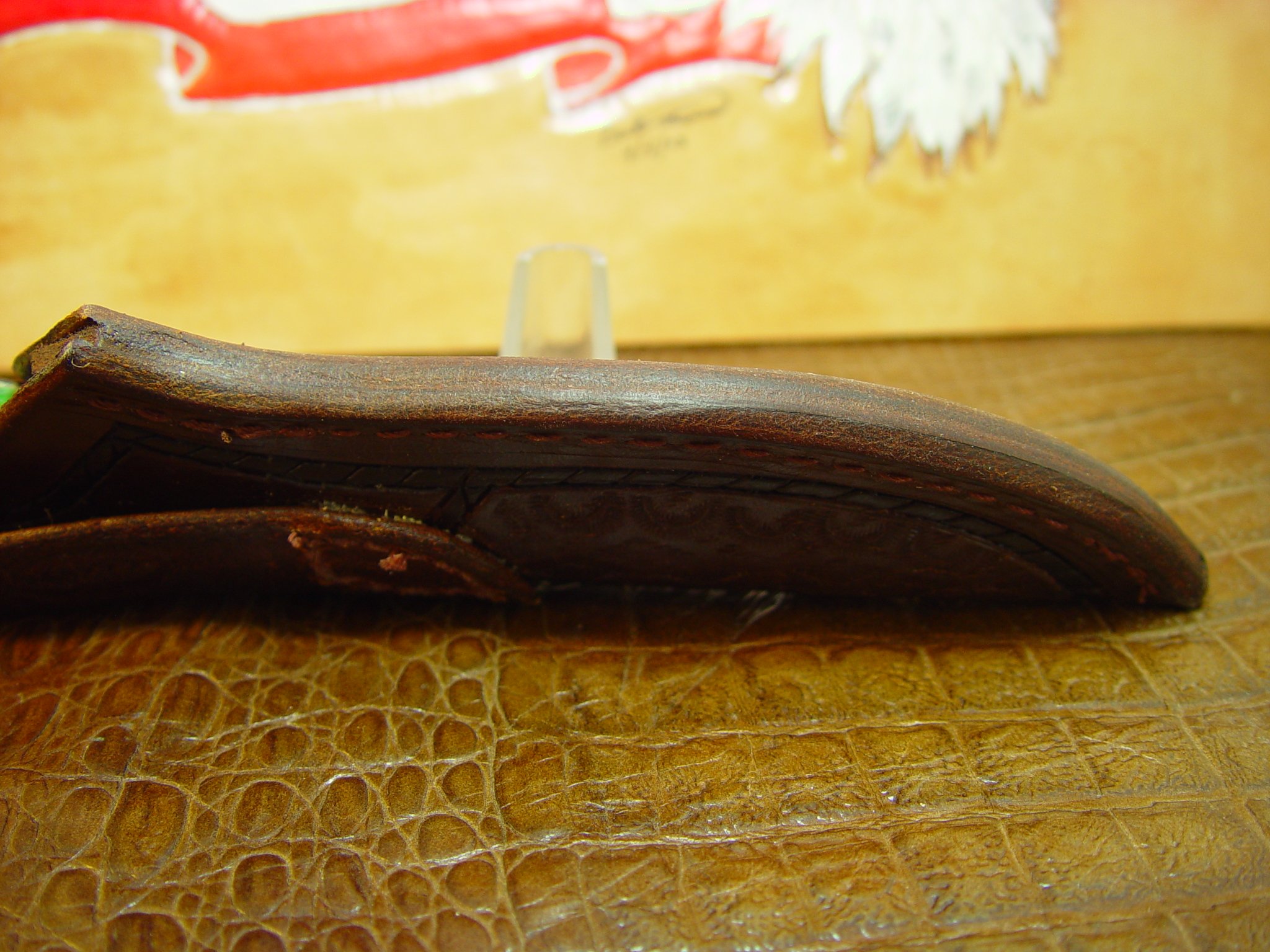 Size 7F Right Hand Carry Sheath. This Sheath Will fit a Buck 113 or schrad PH 2 Knife.