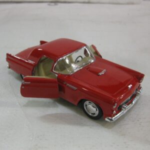 1955 Ford Thunderbird Hard Top In Red Diecast 1:36 Scale By Kinsmart