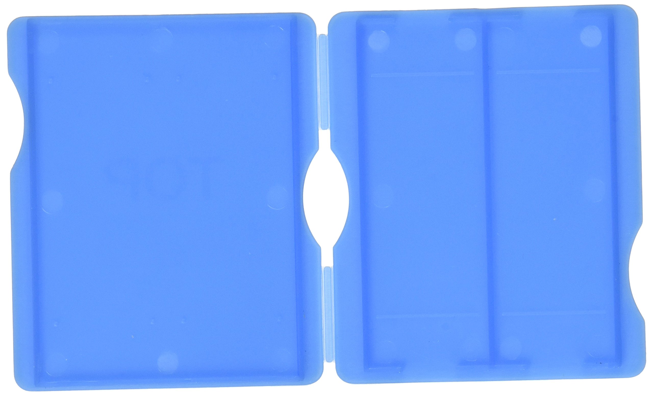 Globe Scientific 513041B Polypropylene Slide Mailer for 2 Slide, Blue (Box of 100)