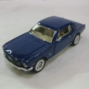 KiNSMART 1964 1/2 Ford Mustang 5" 1:36 Scale Die Cast Metal Model Toy Car Blue