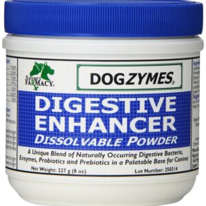 Dogzymes Dissolvable Powder Digestive Enhancer for Dogs, (8 Ounce)