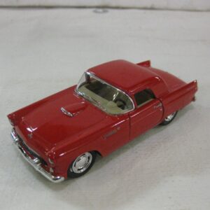 1955 Ford Thunderbird Hard Top In Red Diecast 1:36 Scale By Kinsmart