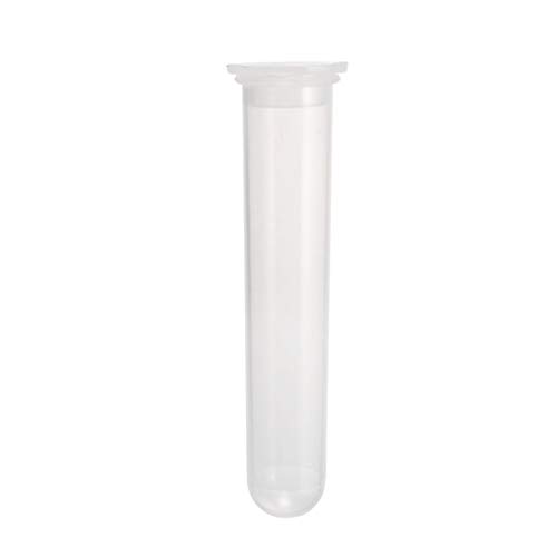 uxcell 50 Pcs 20ml Plastic Centrifuge Tubes with Snap Cap, Graduated Micro Centrifuge Tube, Round Bottom, Clear, Storage Container for Beads Sample Laboratory