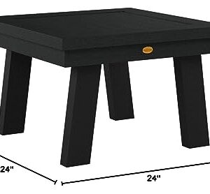 Highwood AD-DSST1-BKE Adirondack Side Table, Black