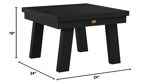 Highwood AD-DSST1-BKE Adirondack Side Table, Black