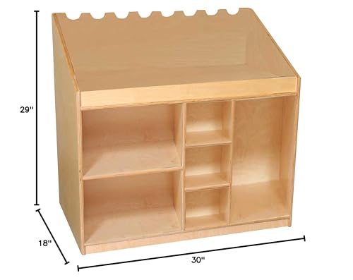 Wood Designs WD18150 Mobile Listening & Storage Center, 29 x 30 x 18" (H x W x D)