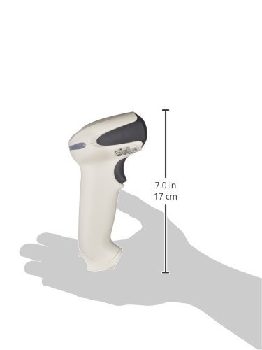 Honeywell 1902HHD-0USB-5 Xenon 1902h Cordless Handheld 1D and 2D Barcode Reader for Healthcare Applications, High-Density Focus, White