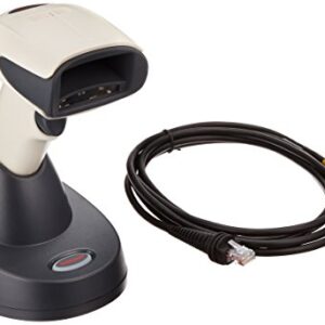 Honeywell 1902HHD-0USB-5 Xenon 1902h Cordless Handheld 1D and 2D Barcode Reader for Healthcare Applications, High-Density Focus, White