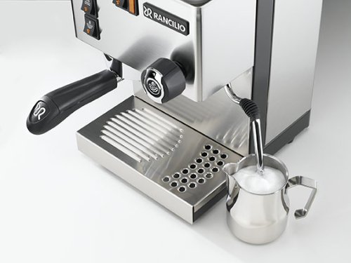 Rancilio Silvia Espresso Machinet,0.3 liters, with Iron Frame and Stainless Steel Side Panels, 11.4 by 13.4-Inch