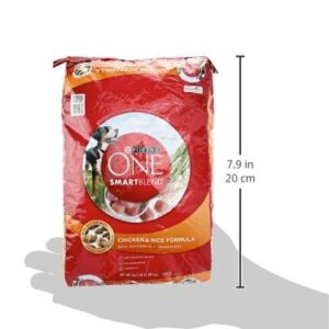 Purina ONE SmartBlend Chicken & Rice Formula Dry Dog Food - (1) 16.5 lb. Bag