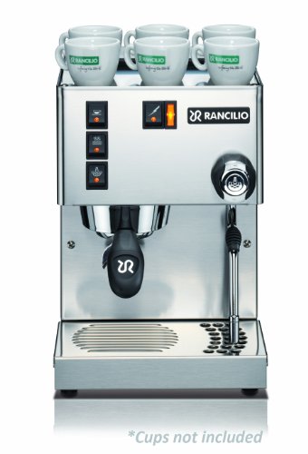 Rancilio Silvia Espresso Machinet,0.3 liters, with Iron Frame and Stainless Steel Side Panels, 11.4 by 13.4-Inch