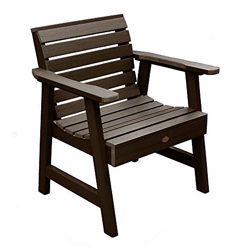 Highwood AD-CHGW1-ACE Weatherly Garden Chair, Weathered Acorn