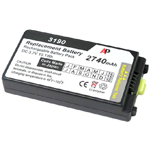 Artisan Power Replacement Battery for Motorola & Symbol MC3100 and MC3190 Scanners | 3.7 Volt | 2740 mAh | Lithium Ion Rechargeable Battery | Replaces Battery Number BTRY-MC3XKAB0E and 82-127912-01