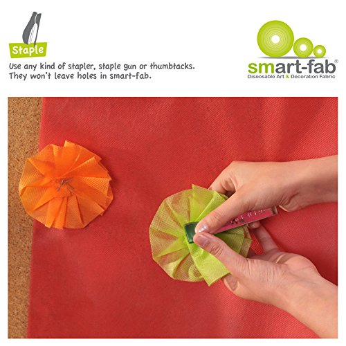 Smart-Fab Fabric Weatherproof Cut Sheet, 9 x 12 Inches, Assorted Color, Pack of 270