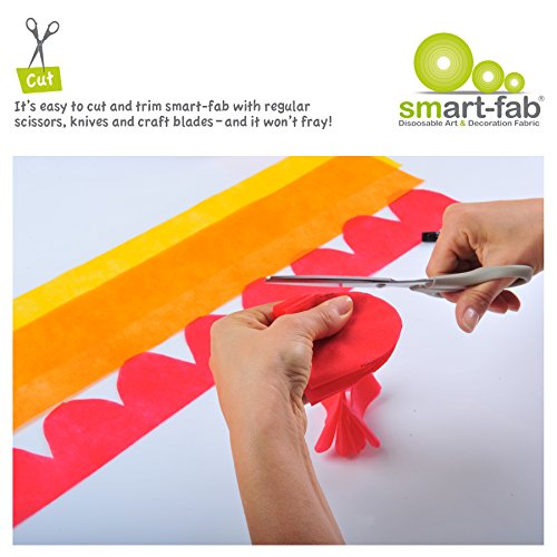 Smart-Fab Fabric Weatherproof Cut Sheet, 9 x 12 Inches, Assorted Color, Pack of 270