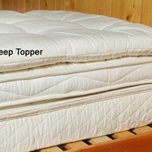 Holy Lamb Organics Wool Mattress Toppers (King Deep Sleep Topper)