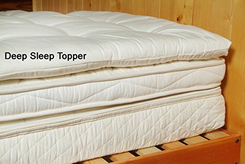 Holy Lamb Organics Wool Mattress Toppers (King Deep Sleep Topper)