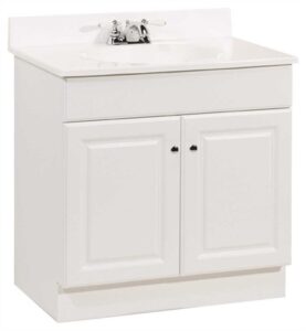 rsi home products sales richmond 30" w white vanity