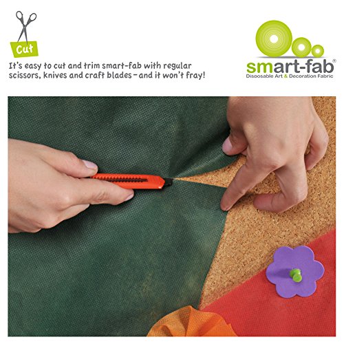 Smart-Fab Fabric Weatherproof Cut Sheet, 9 x 12 Inches, Assorted Color, Pack of 270