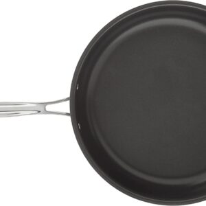 Cuisinart 12-Inch Deep Fry Pan w/Cover, Chef's Classic Nonstick Hard Anodized Collection, 622-30DFP1