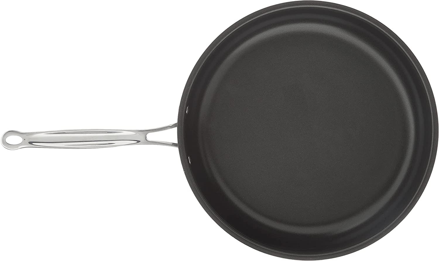 Cuisinart 12-Inch Deep Fry Pan w/Cover, Chef's Classic Nonstick Hard Anodized Collection, 622-30DFP1