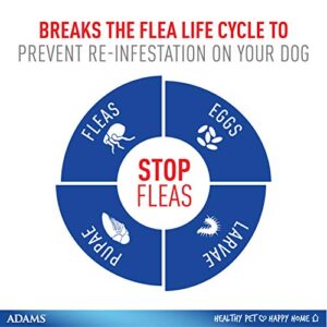 Adams Plus Flea and Tick Spot On for Dogs, Small Dog Flea Treatment, 5-14 Pounds, 3 Month Supply