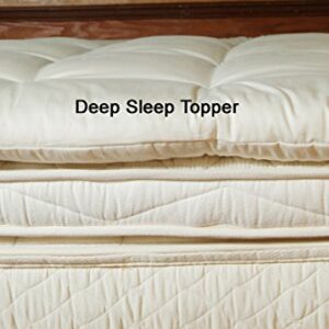 Holy Lamb Organics Wool Mattress Toppers (King Deep Sleep Topper)