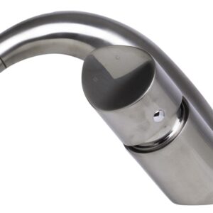 ALFI brand AB1572 Wave Single Lever Bathroom Faucet, Brushed Nickel