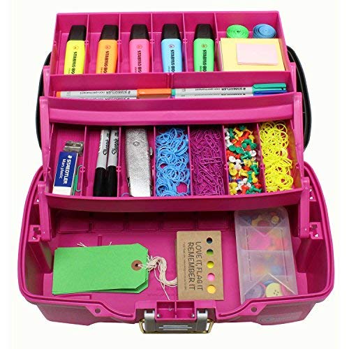 Creative Options 620275 Home Storage Organizer, One Size, Black, Hot Pink