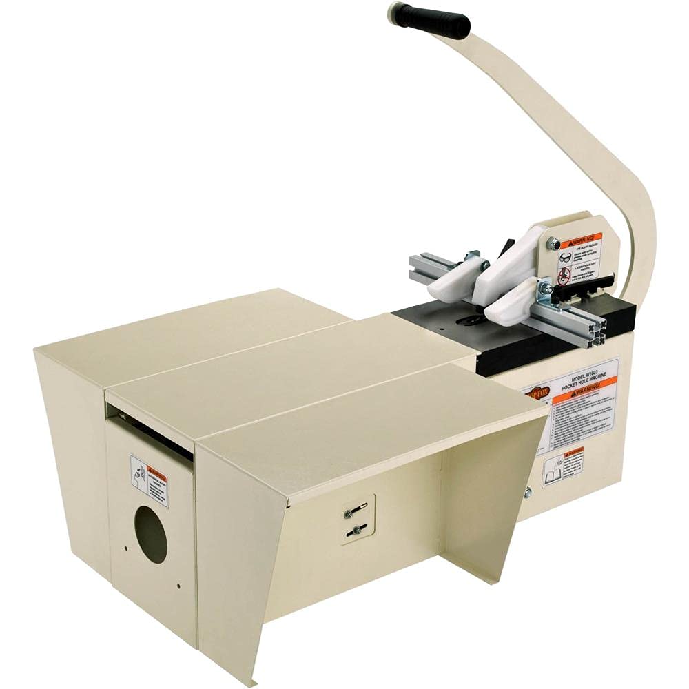 Shop Fox W1833 Pocket Hole Machine, White