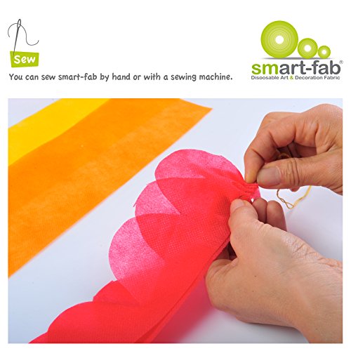 Smart-Fab Fabric Weatherproof Cut Sheet, 9 x 12 Inches, Assorted Color, Pack of 270