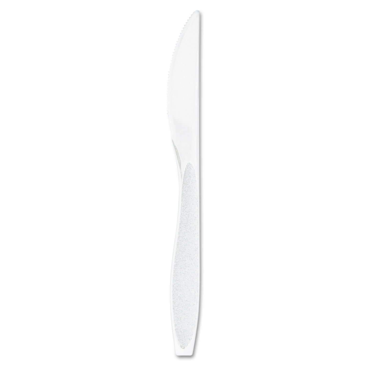 SOLO HSWK0007 Impress Heavyweight Full-Length Polystyrene Cutlery, Knife, White, 1000/Carton