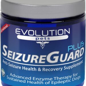 SeizureGuard Plus Dog Seizure & Epilepsy Supplement. Great Supplement for Dogs with Seizures! Can be Used Alone or with Seizure Medication for Dogs.