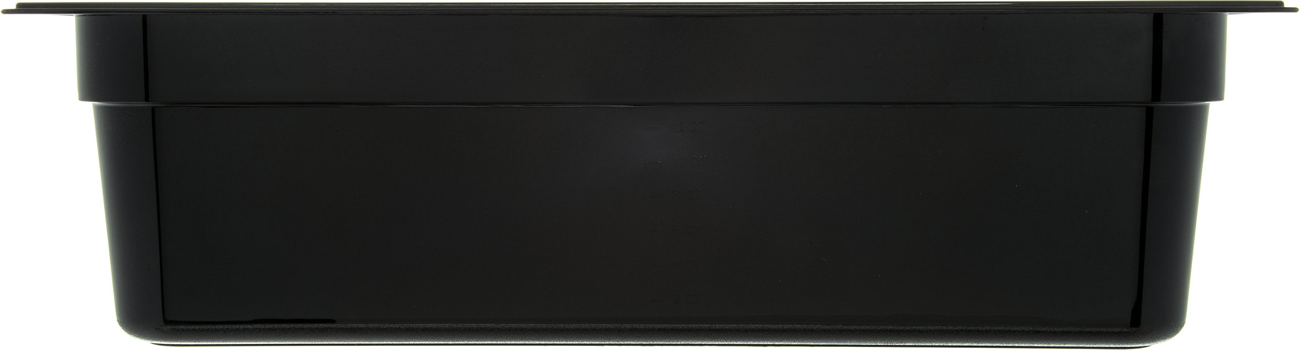 Carlisle FoodService Products 10402B03 StorPlus High Heat Food Pan, 6" Deep, Full Size, Black