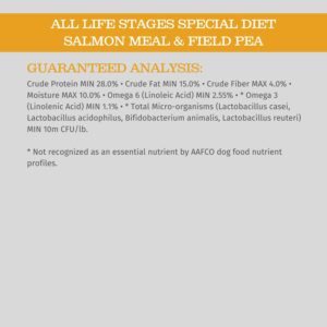 Blackwood Special Diet All Life Stages Dry Dog Food, 5Lb., Salmon Meal & Field Pea Recipe, Sensitive Skin and Stomach, Grain Free Dog Food