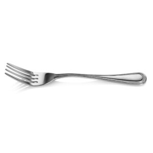 New Star Foodservice 58048 Slimline Pattern, 18/0 Stainless Steel, Dinner Fork, 7.5-Inch, Set of 12