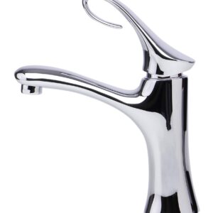 ALFI brand AB1295 Single Lever Bathroom Faucet, Brushed Nickel