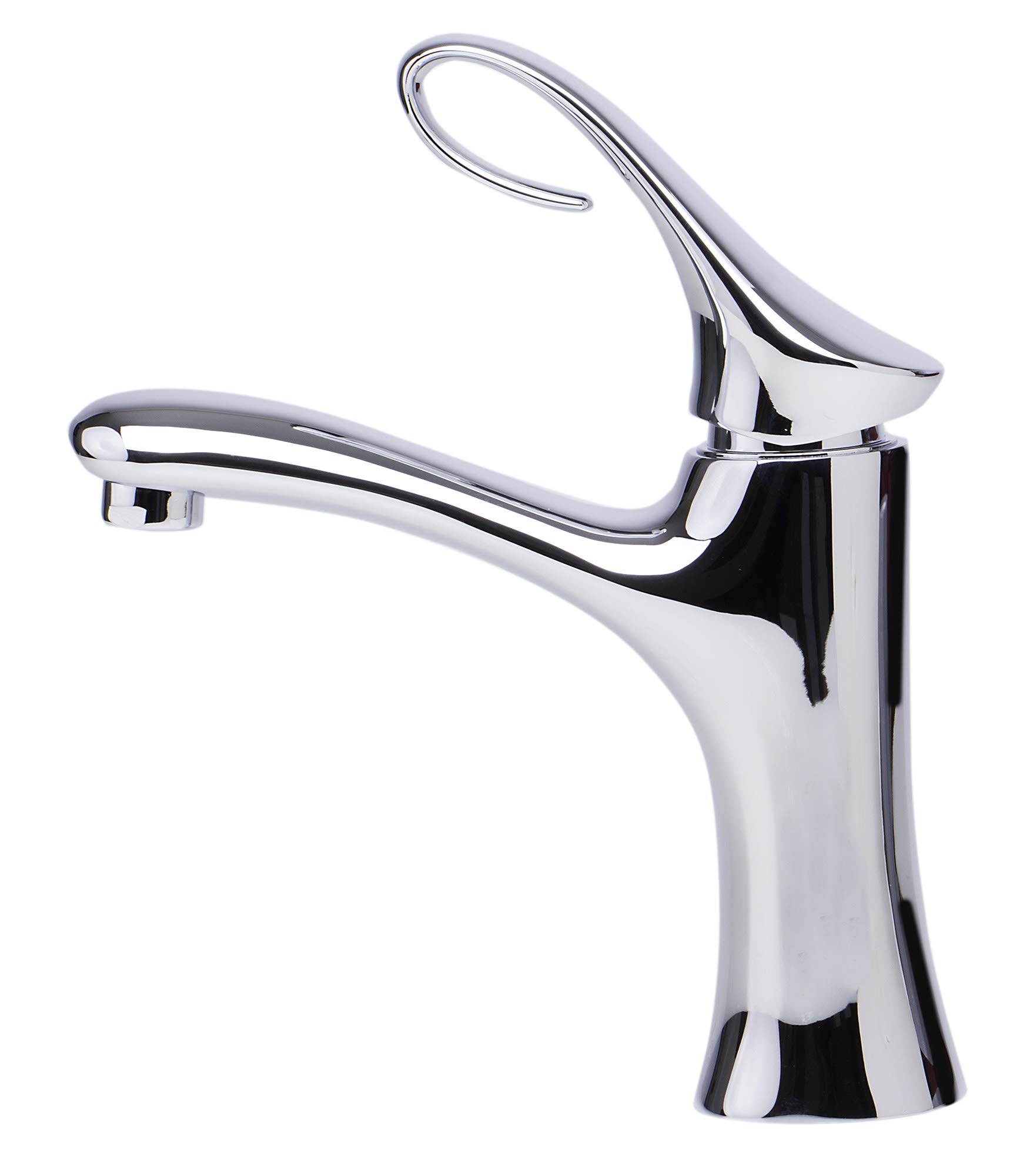 ALFI brand AB1295 Single Lever Bathroom Faucet, Brushed Nickel